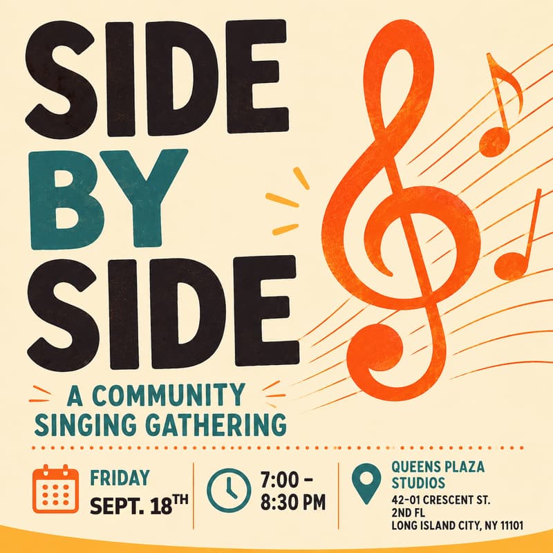 Cover Image for Side by Side: A Community Singing Gathering