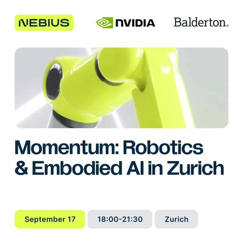 Cover Image for Momentum: Robotics & Embodied AI in Zurich