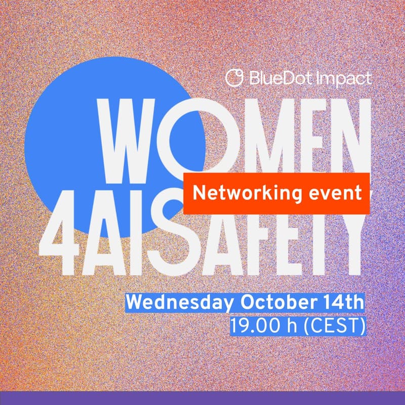 Cover Image for Networking Session · Women4AISafety