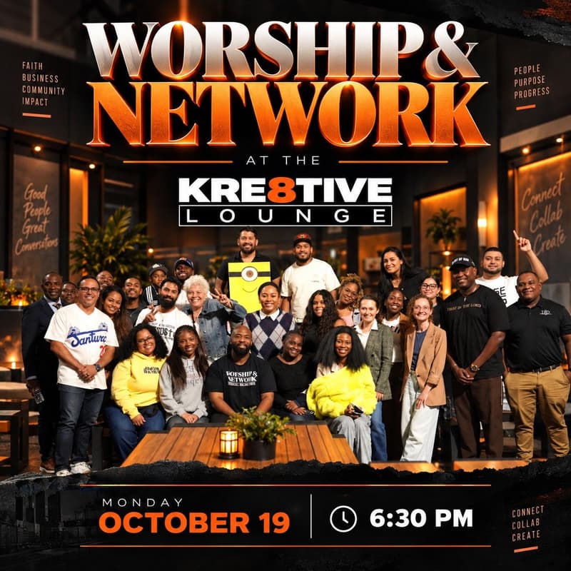 Cover Image for Worship & Network : Kre8tive Lounge