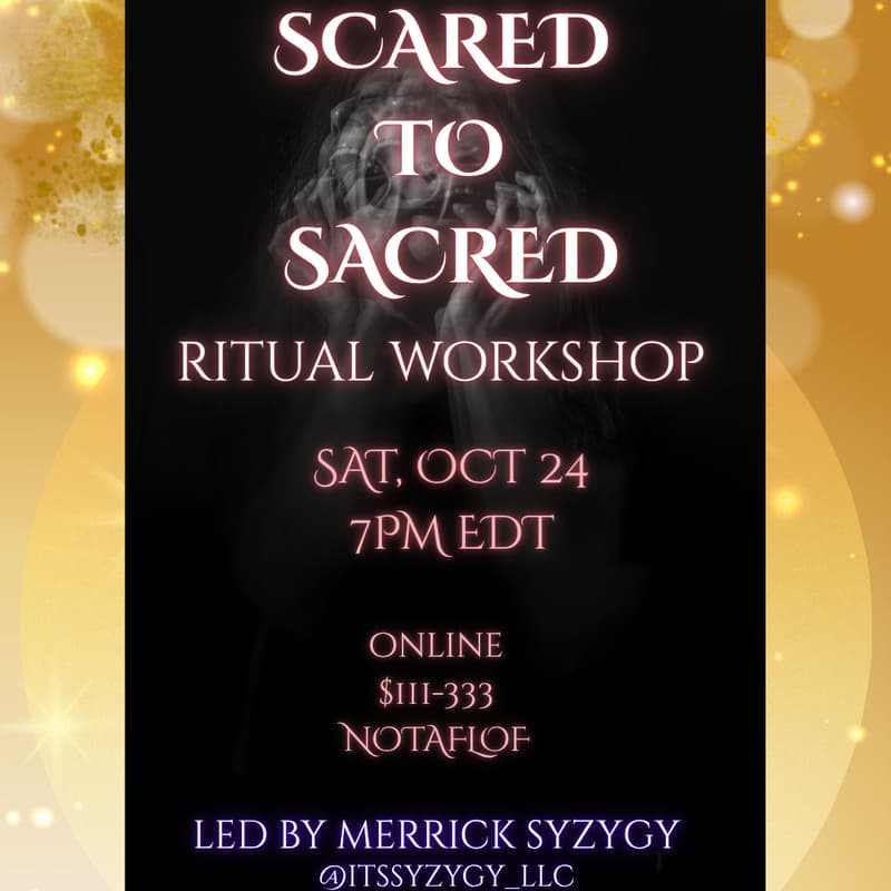 Cover Image for SCARED TO SACRED