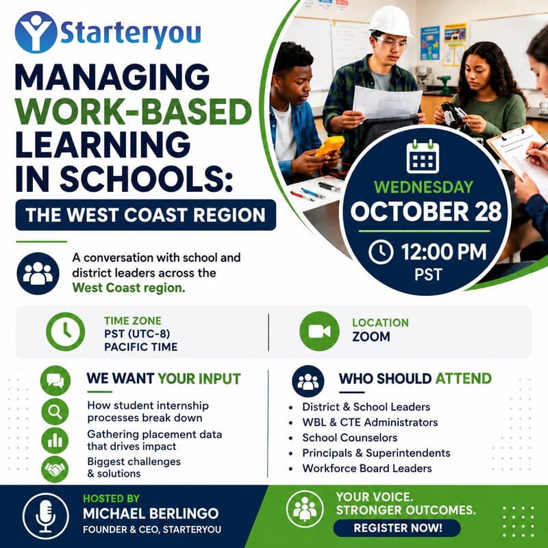 Cover Image for Managing Work-Based Learning in West Coast Schools: District Thought Leadership Group