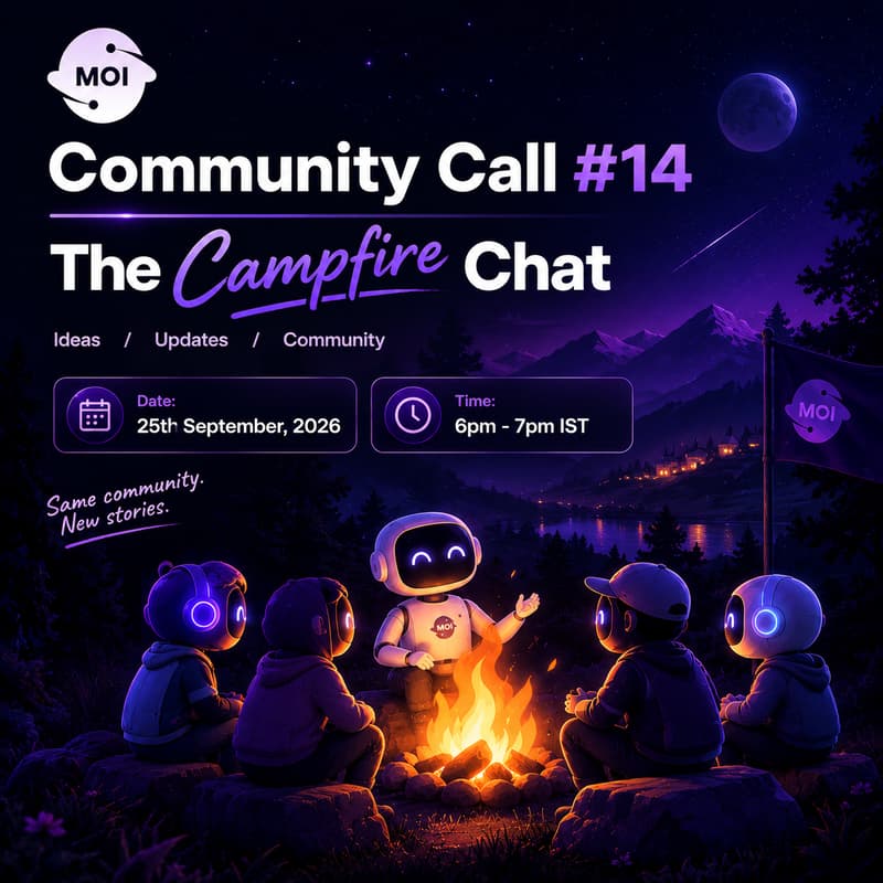 Cover Image for MOI Community Call #14 - The Campfire Chat