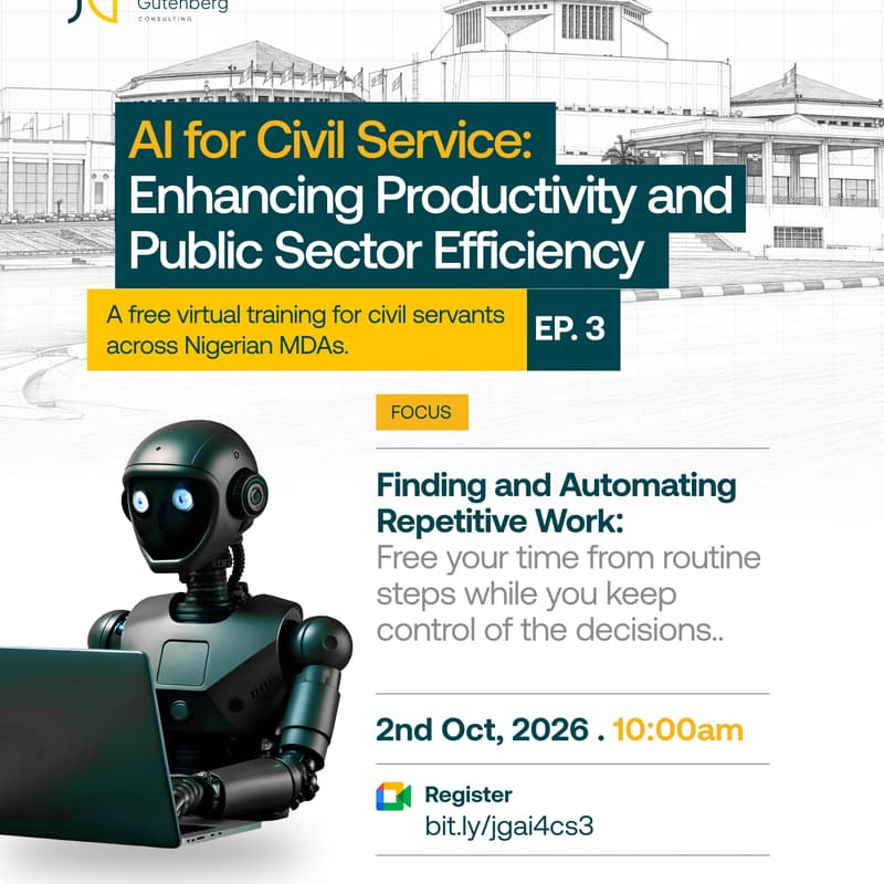 Cover Image for AI for Civil Service- Enhancing Productivity and Efficiency Ep. 3