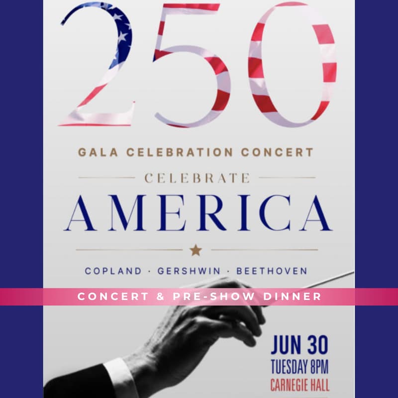 Cover Image for Art-Full Evening at Carnegie Hall: America Celebrates 250
