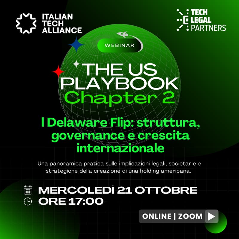 Cover Image for THE US PLAYBOOK, Chapter 2 | Il Delaware Flip: struttura, governance e crescita internazionale