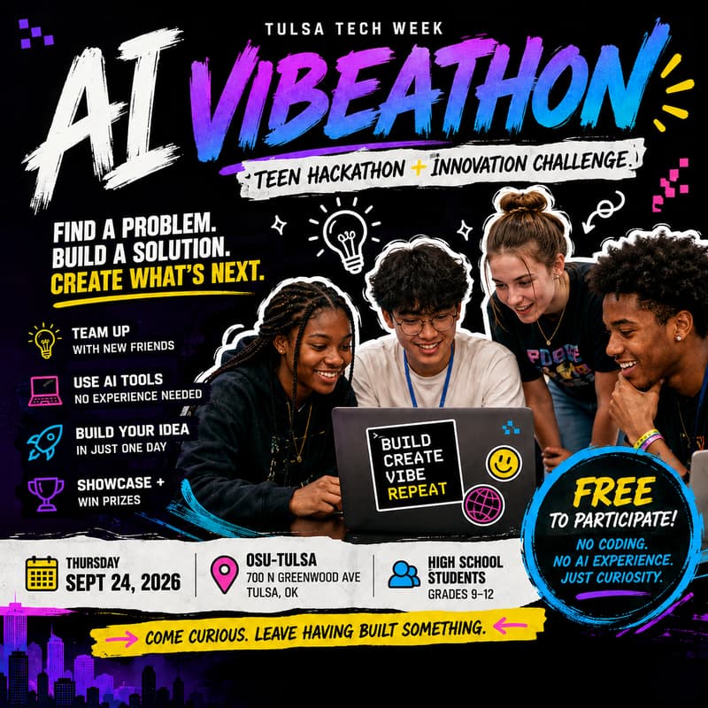 Cover Image for AI Vibeathon: Teen Hackathon + Innovation Challenge