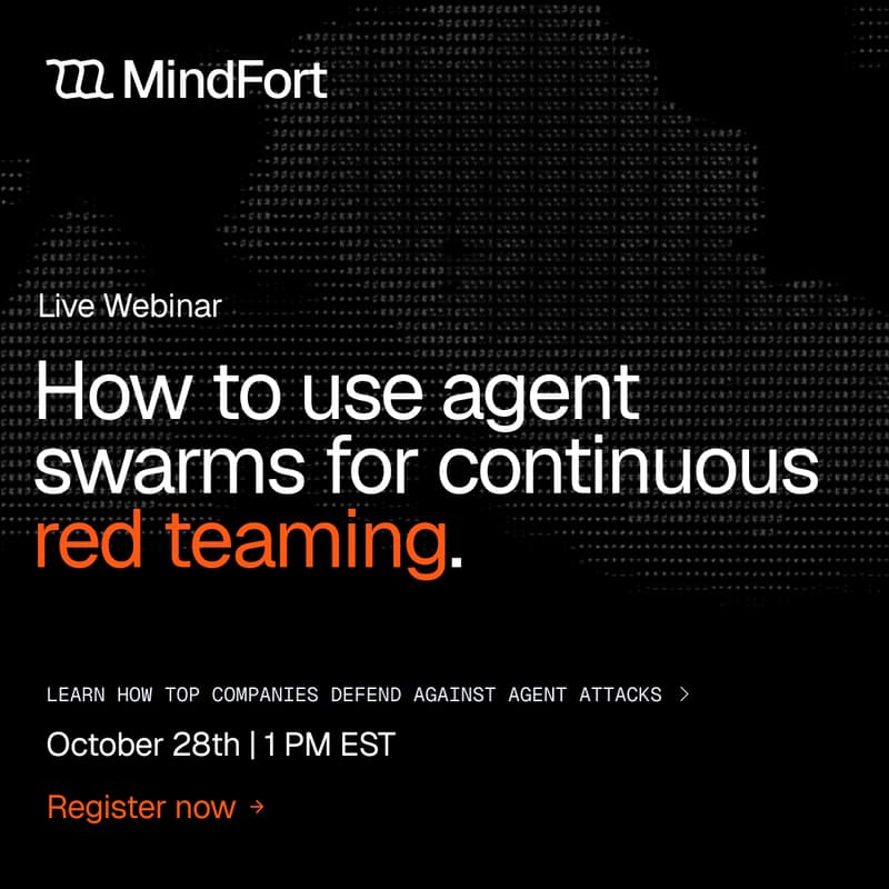 Cover Image for How To Use Agent Swarms For Continuous Red-Teaming | Webinar