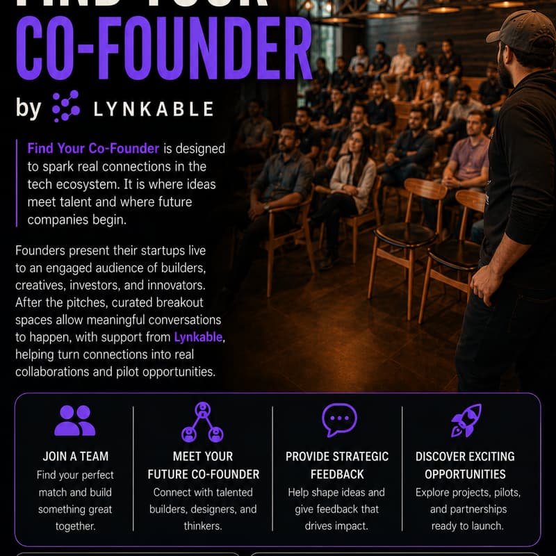 Cover Image for Find your Co-Founder! - Open Registration