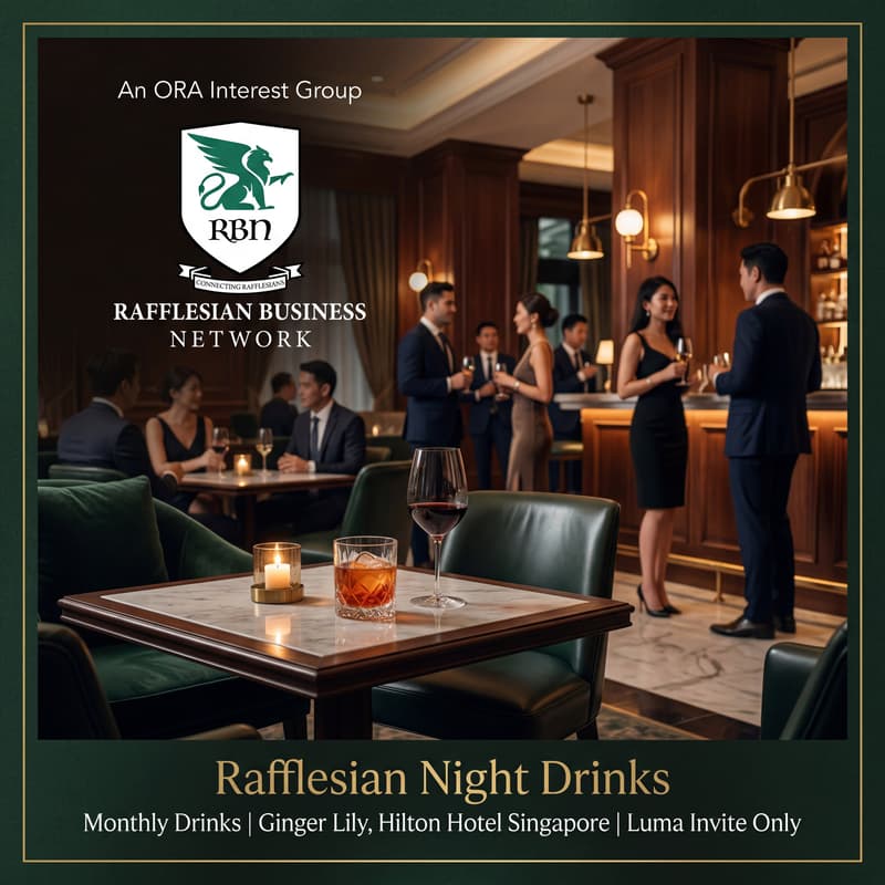Cover Image for 26 May 2026 Rafflesian Night @ Ginger Lily