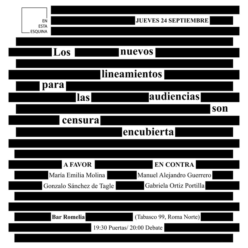 Cover Image for Los nuevos lineamientos para las audiencias son censura encubierta