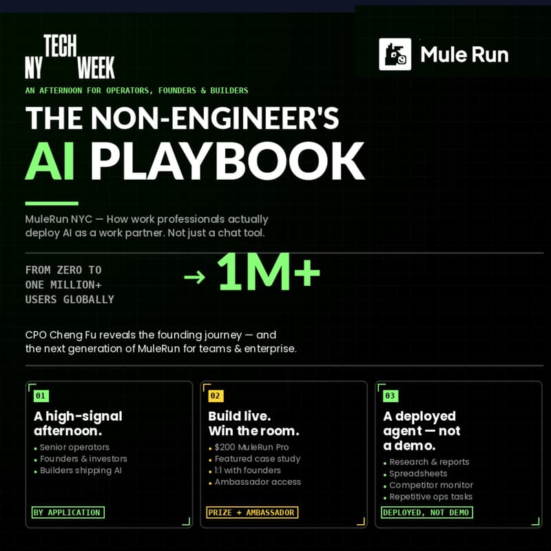 Cover Image for The Non-Engineer's AI Playbook｜MuleRun NYC