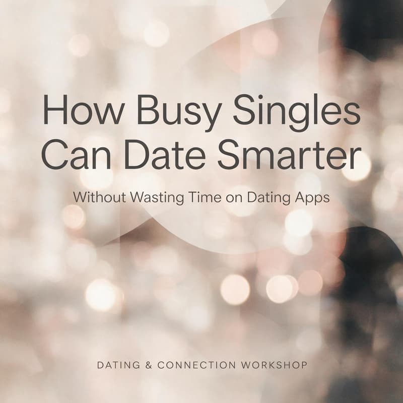 Cover Image for How Busy Singles Can Date Smarter Without Wasting Time on Dating Apps