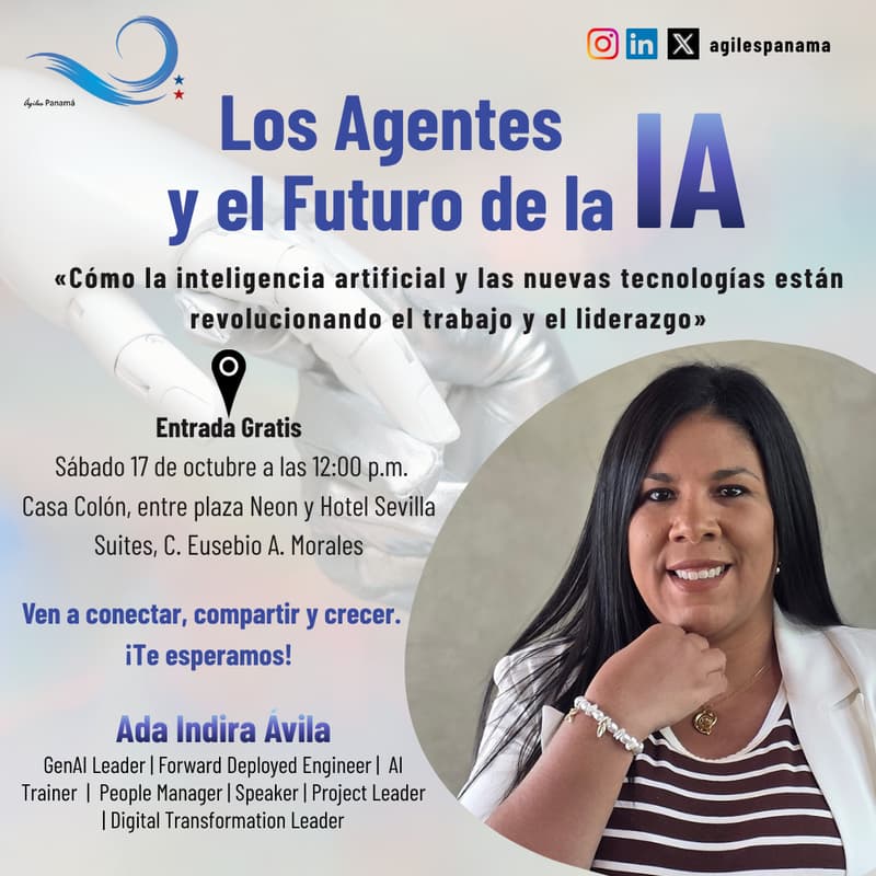 Cover Image for 🚀 Agentes y el Futuro de la IA: Transformando Trabajo y Liderazgo con Ada Ávila