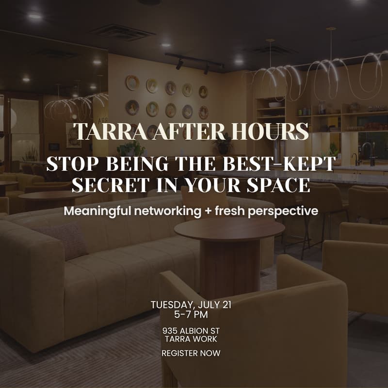 Cover Image for TARRA After Hours: Stop Being the Best-Kept Secret in Your Space