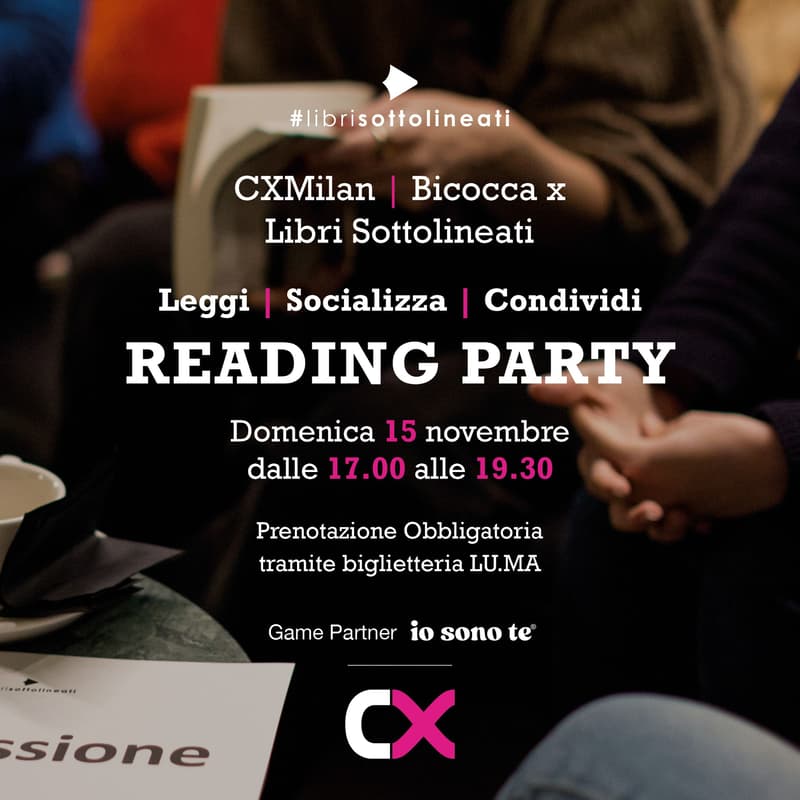 Cover Image for Reading Party Milano: domenica 15 novembre