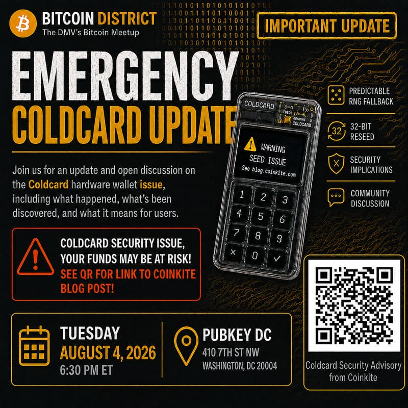 Cover Image for Emergency Coldcard Update
