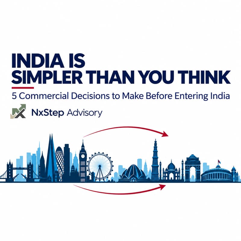 Cover Image for India Is Simpler Than You Think-5 Commercial Decisions to Make Before Entering India