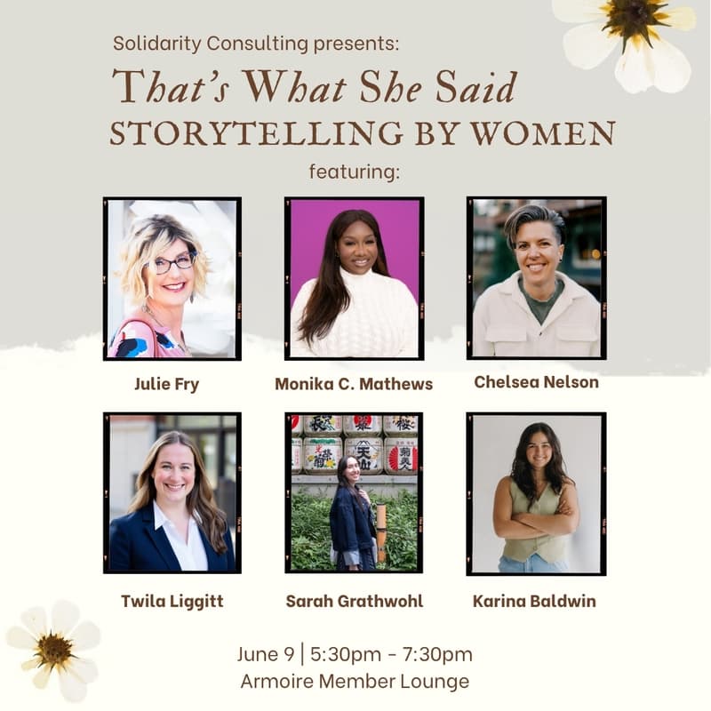 Cover Image for That's What She Said: Storytelling by and for Women