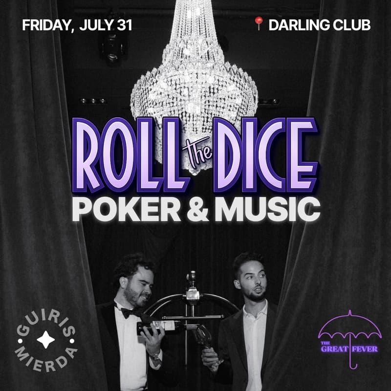 Cover Image for ROLL THE DICE | Poker & Music ♦️♣️