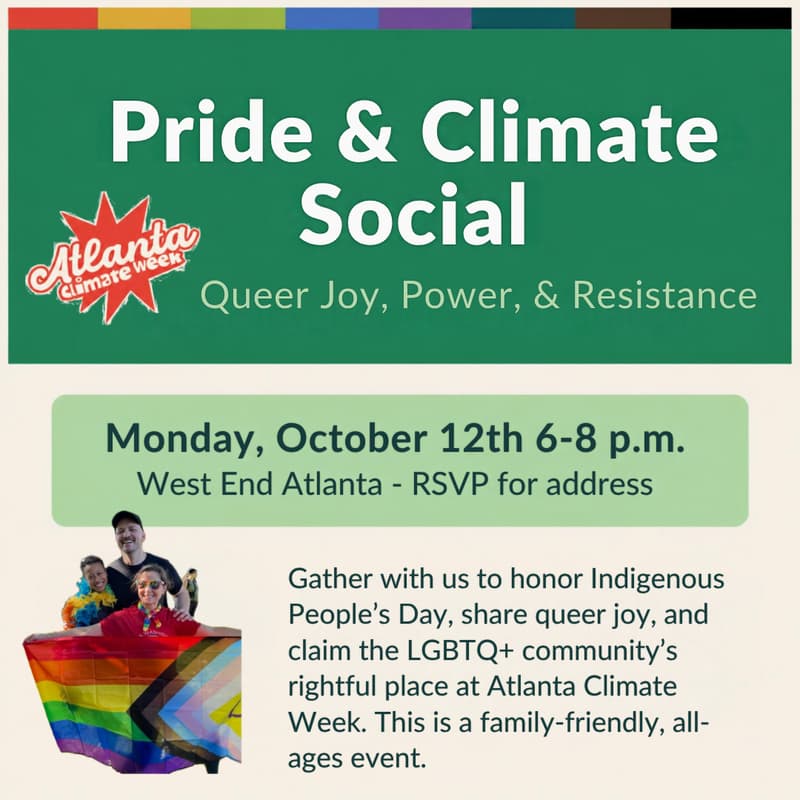 Cover Image for Pride + Climate Social: Queer Joy, Power, and Resistance