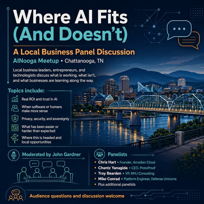 Cover Image for Where AI Fits (And Doesn't): A Local Business Panel Discussion