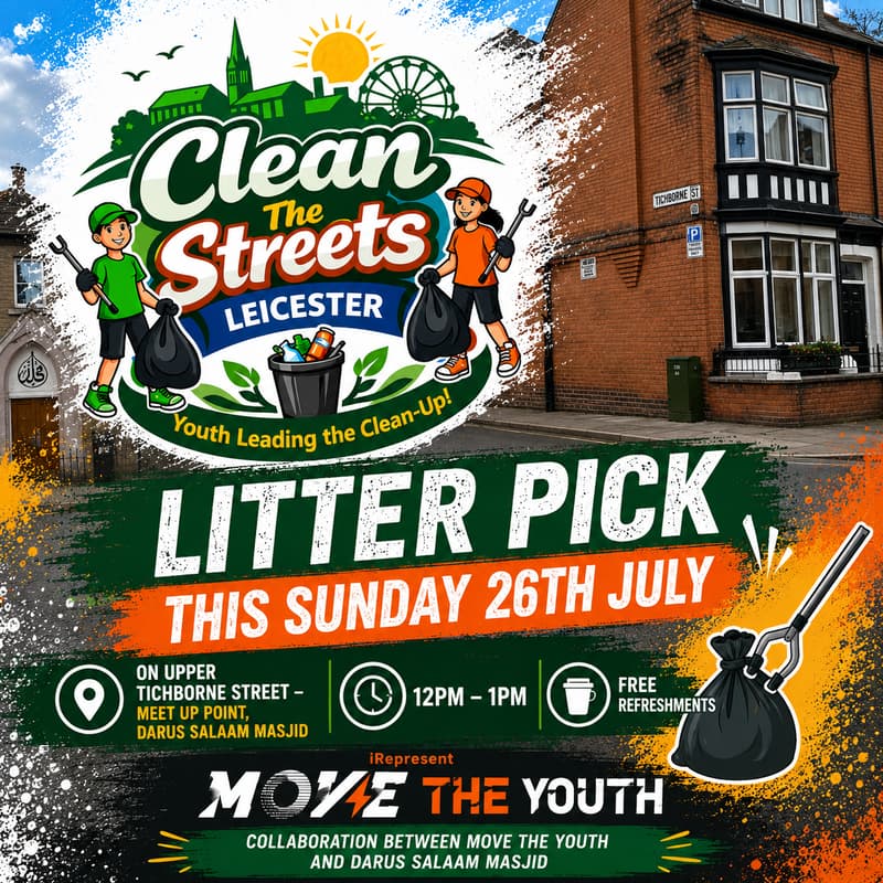 Cover Image for Community Litter Pick - Highfields, Leicester