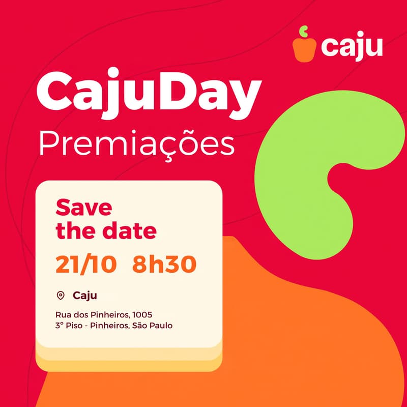 Cover Image for Caju Day | Reconhecimento não precisa pesar