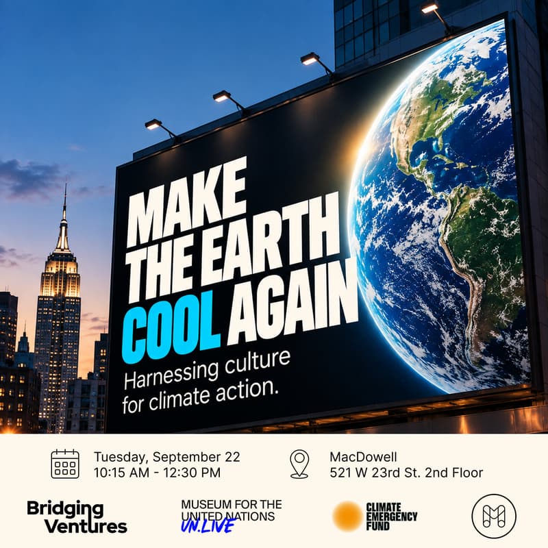 Cover Image for Make the Earth Cool Again: Harnessing culture for climate action