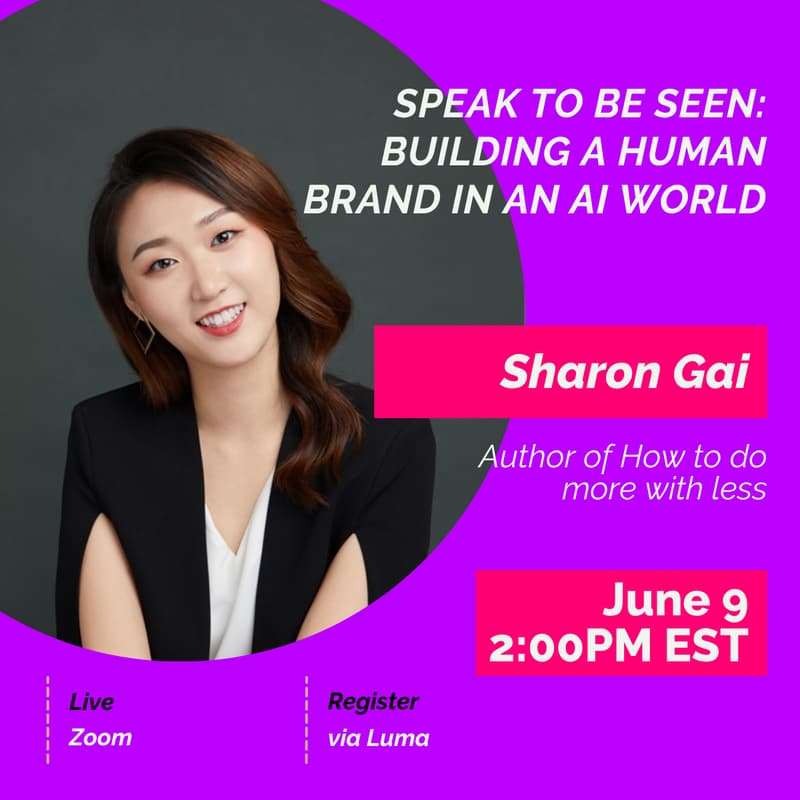 Cover Image for Speak to Be Seen: Building a Human Brand in an AI World