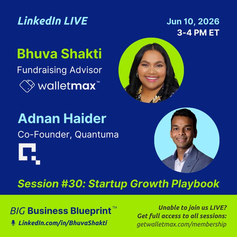 Cover Image for Startup Growth Playbook Interview: Bhuva Shakti and Adnan Haider