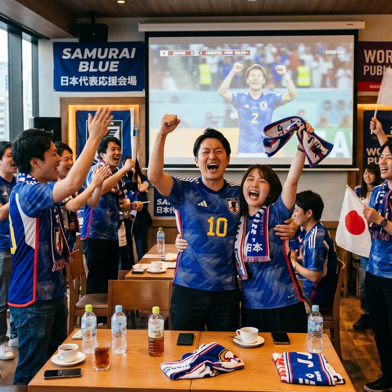 Cover Image for 【W杯 パブリックビューイング】日本vsスウェーデン@VCHUB