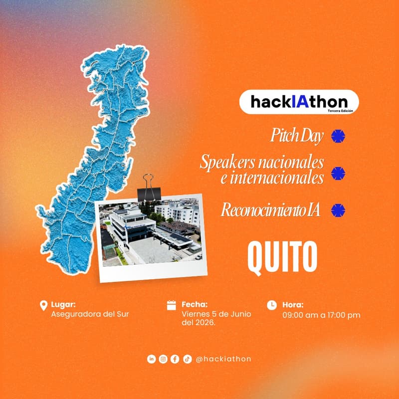 Cover Image for hackIAthon 3.ª edición - Pitch Day (Quito)