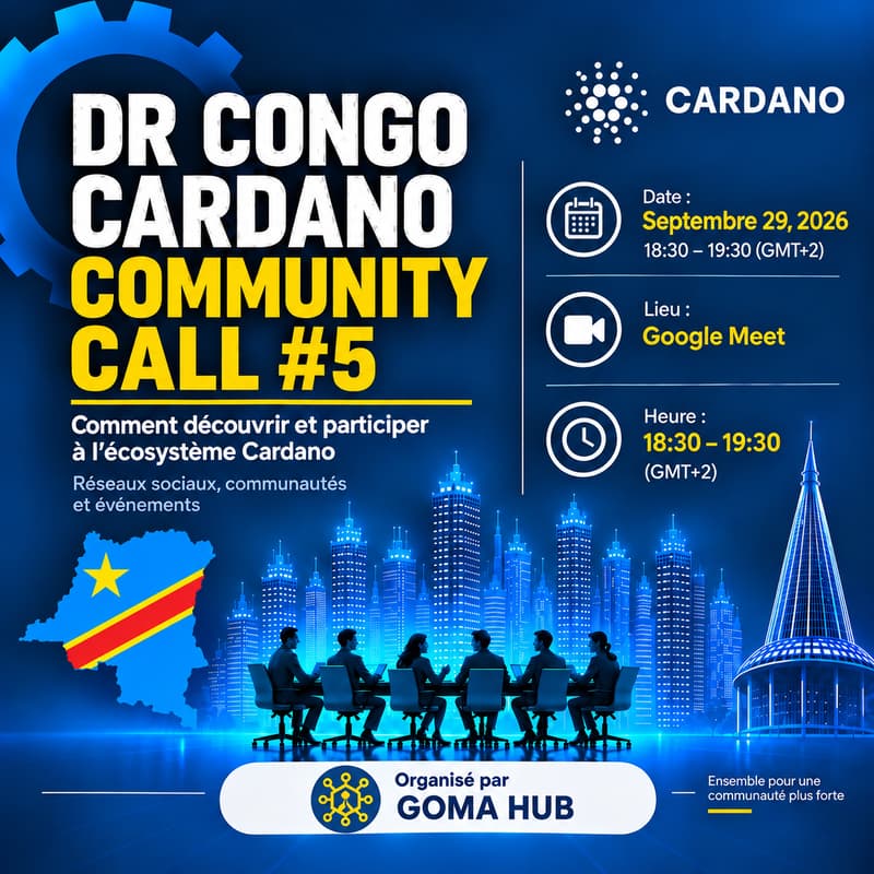 Cover Image for DR Congo Cardano Community Call #5