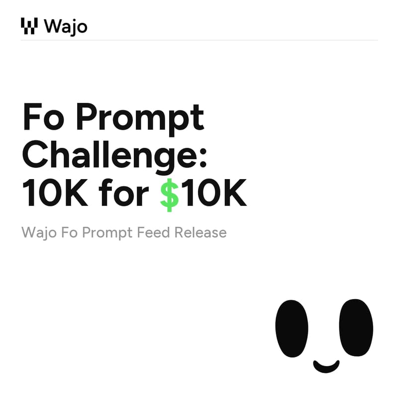Cover Image for Wajo AI Prompt Challenge: 10K for $10K
