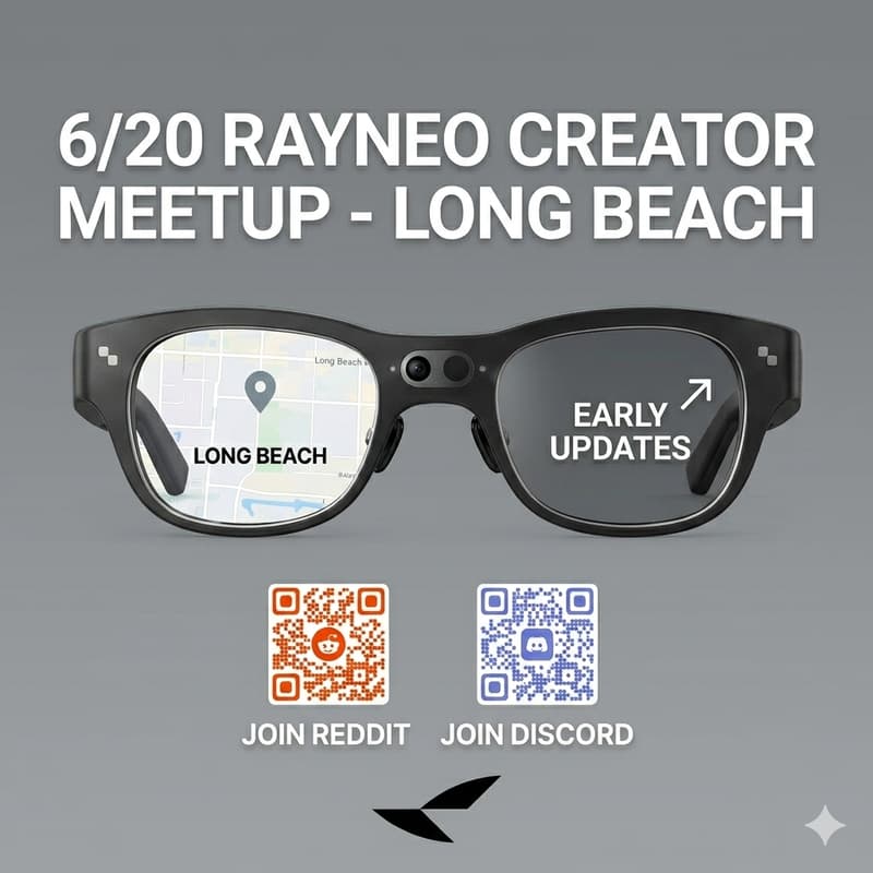 Cover Image for RayNeo Creator Meetup