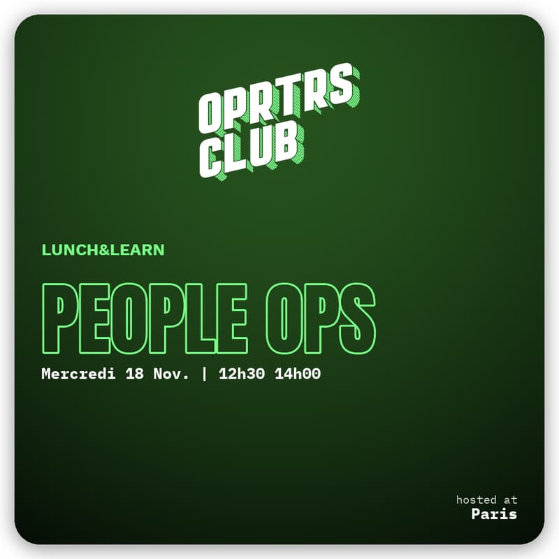 Cover Image for OPRTRS Lunch & Learn | People Squad