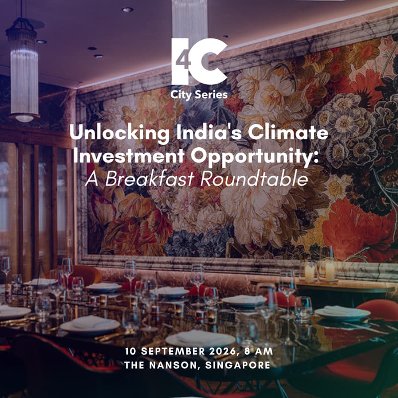 Cover Image for Unlocking India's Climate Investment Opportunity: A Breakfast Roundtable