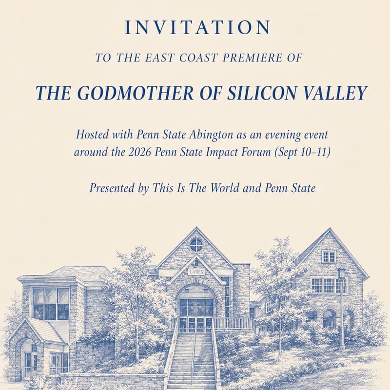 Cover Image for East Coast Premiere of The Godmother of Silicon Valley