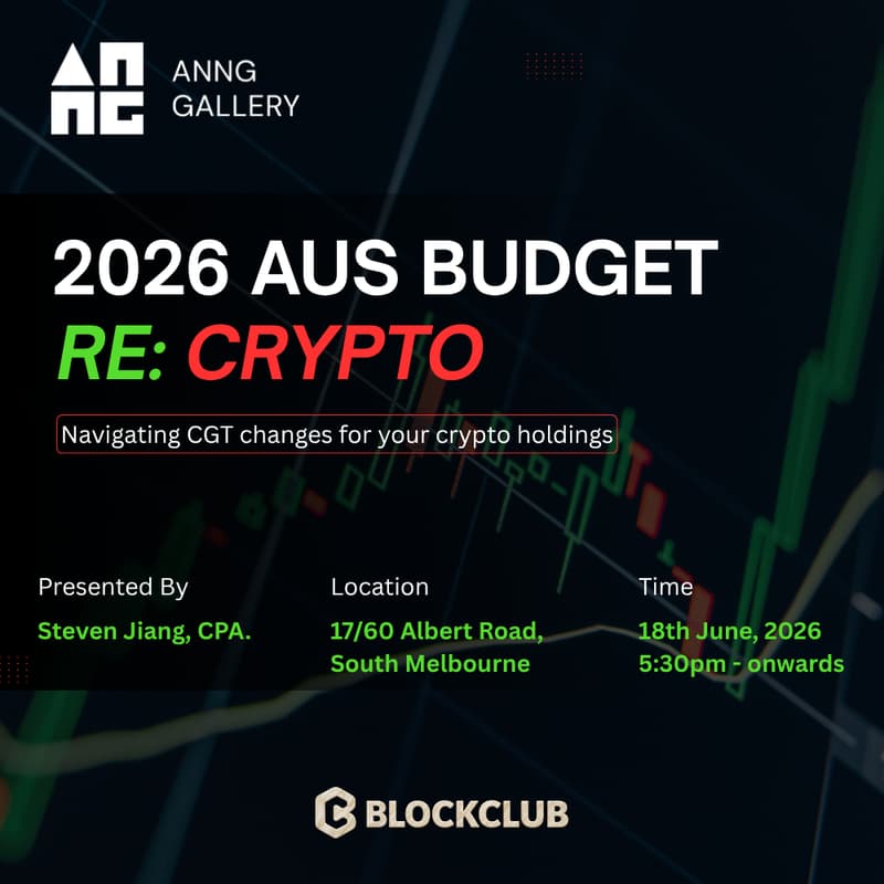 Cover Image for AUS Budget effects on Crypto- 18th June | Melbourne