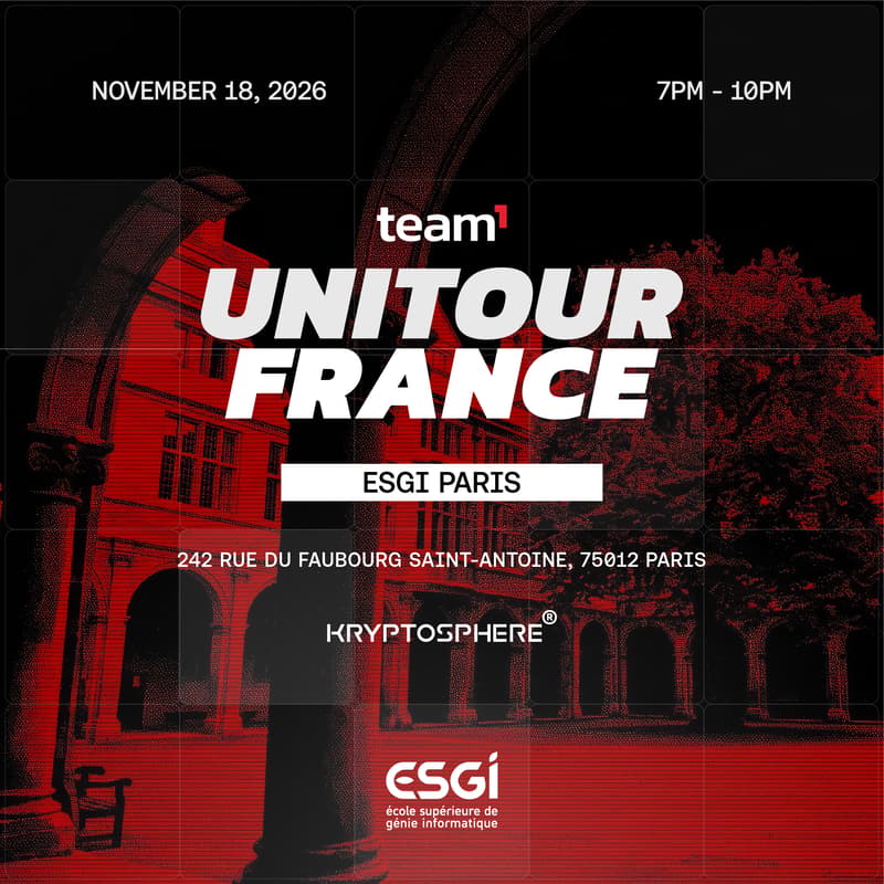 Cover Image for Team1 France Uni Tour - ESGI Paris