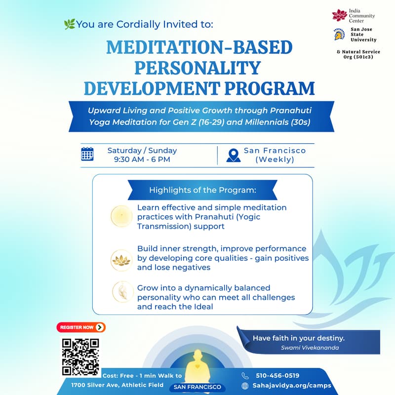 Cover Image for Meditation-Based Personality Development Program (IN-PERSON)