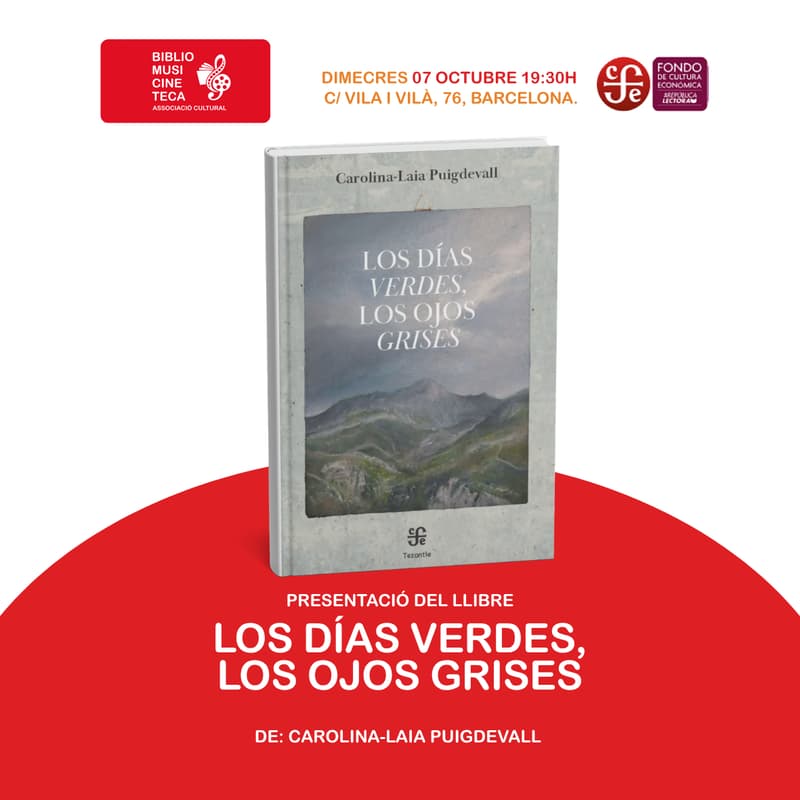 Cover Image for Presentación libro: Los días verdes, los ojos grises