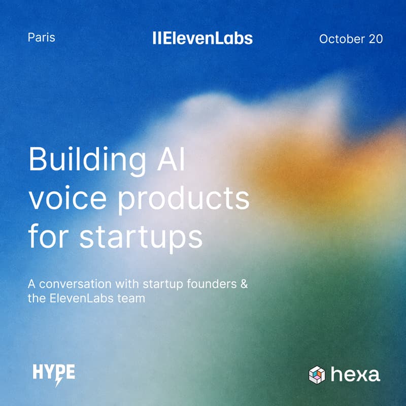 Cover Image for ElevenLabs Startup Meetup Paris