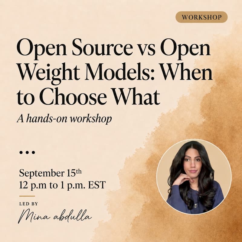 Cover Image for Open Source vs Open Weight Models: When to Choose What