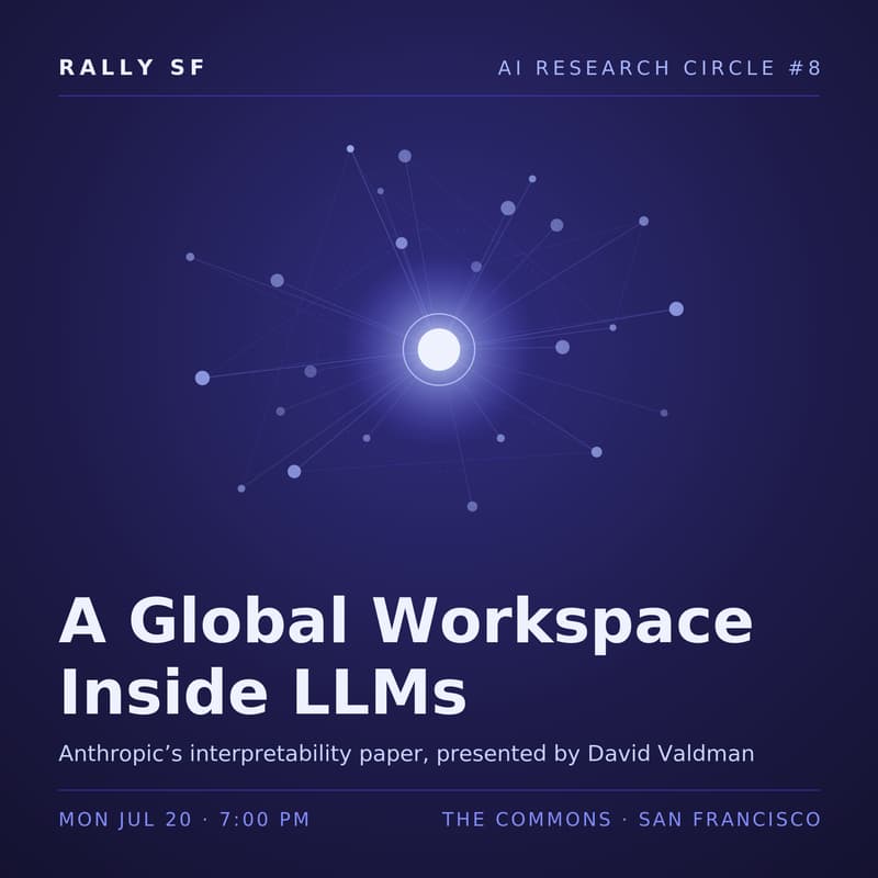 Cover Image for AI Research Circle: A Global Workspace Inside LLMs