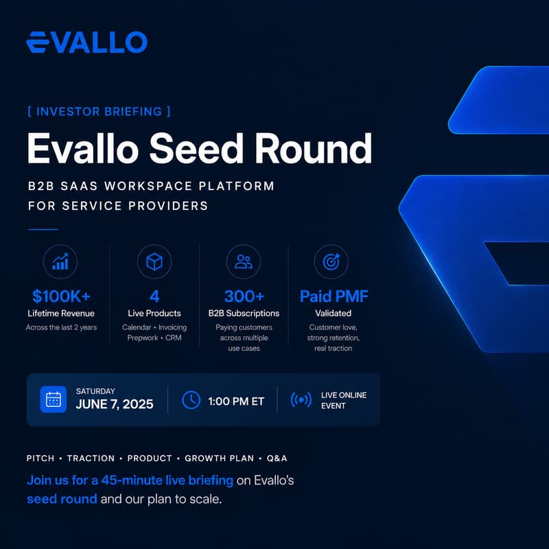 Cover Image for [investor briefing] Evallo.ai | B2B SaaS | Seed Round
