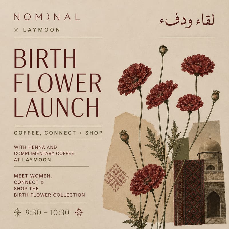 Cover Image for Birth Flower Collection Launch: Coffee, Connect + Shop