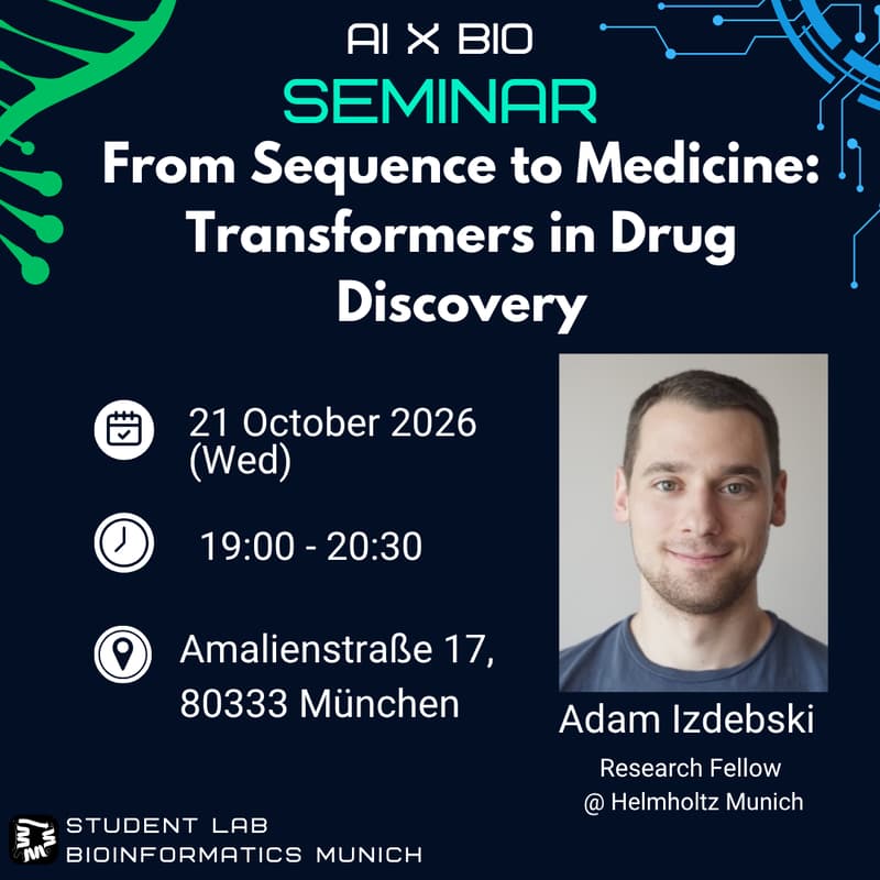 Cover Image for AI x Bio Seminar : From Sequence to Medicine