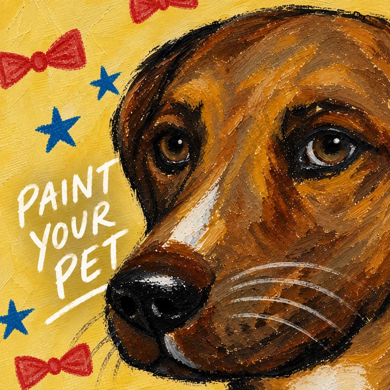 Cover Image for Paint your pet!
